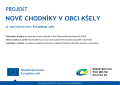 Projekt Nové chodníky obec Kšely