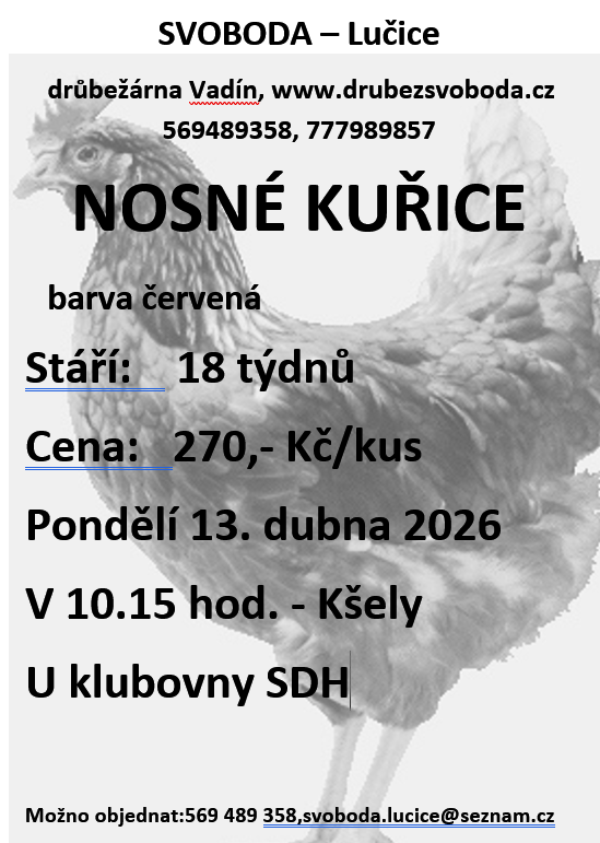 Drubez Svoboda - Lučice